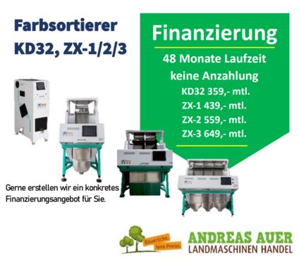 Andreas Auer Farbsortierer KD32, ZX-1/2/3