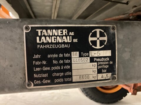 Tanner 2-Achs Brückenwagen Tanner L5