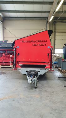 DB Engineering Siebanlage mit Anhänger Traserscreen DB-100T