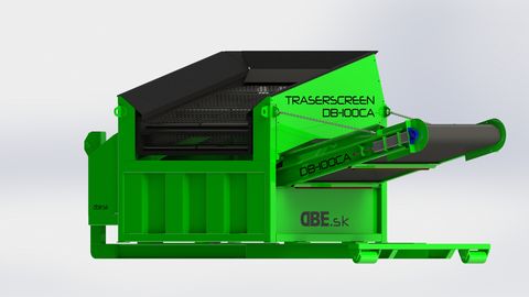 DB Engineering Siebanlage Hakenlift Traserscreen