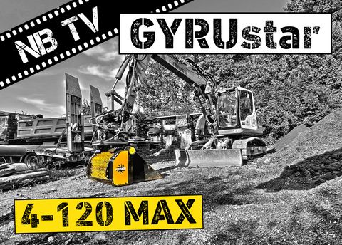 Gyru Star 4-120MAX | Separatorschaufel Bagger & 