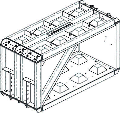 BETONstation Kimera Legoform Beton L1688 | 160x80x80cm