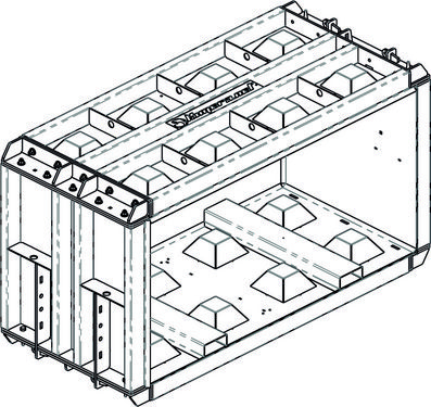 BETONstation Kimera Legoform Beton L1688 | 160x80x80cm