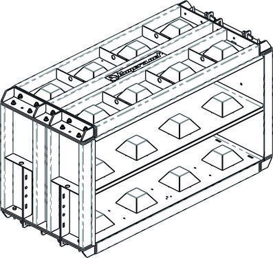 BETONstation Kimera Legoform Beton L1688 | 160x80x80cm