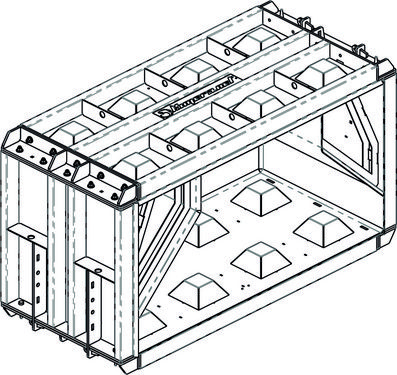 BETONstation Kimera Legoform Beton L1688 | 160x80x80cm