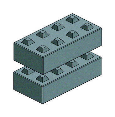 BETONstation Kimera Legoform Beton L1688 | 160x80x80cm
