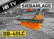 DB Engineering Mobile Siebanlage DB-40LC | Flachdecksiebanlage