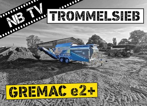 Gremac e2+ Mobile Trommelsiebanlage - 3m Trommel 