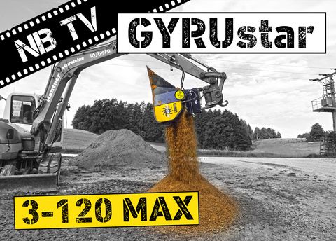 Gyru Star 3-120MAX | Sieblöffel für Bagger und L