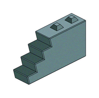 BETONstation Kimera Legoform Beton L1648 | 160x40x80cm 
