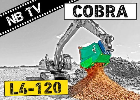 Cobra Sieblöffel L4-120 | Separator Bagger & Lad