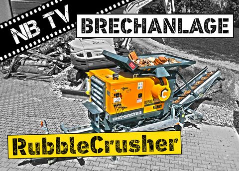 NB Minibrechanlage RubbleCrusher RC150 auf Anhänger