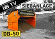 DB Engineering Traserscreen DB-50 Siebanlage | Flachdecksieb