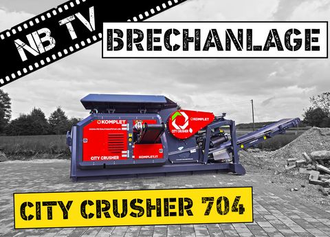 Komplet City Crusher 704 | Backenbrecher mit Hakenlift