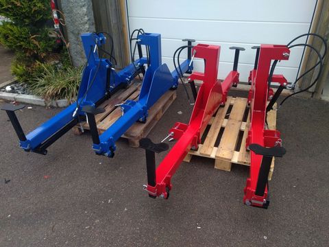 FarmService Doppelte Ballengabel hydraulisch klappbar