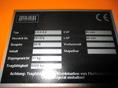 Bauer Lasthaken LH-II 5,0 3