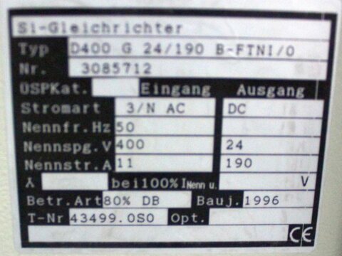 Tebetron D400 G 24/190 B-FTNI/0 3
