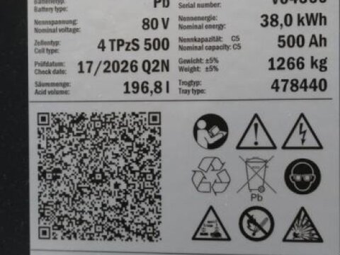 Sonstige 80 Volt 4 PzS 500 Ah