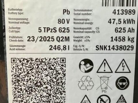 Sonstige 80 Volt 5 PzS 625 Ah