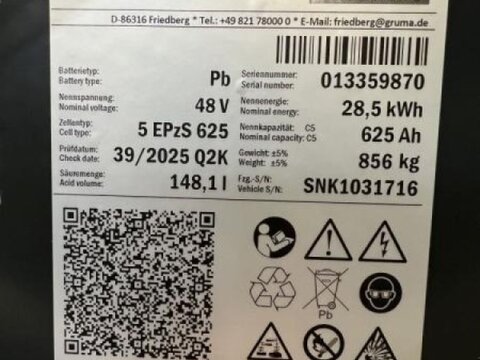 48 Volt 5 PzS 625 Ah 1