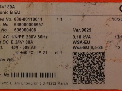 Sonstige Intronic B EU E 24V/80A