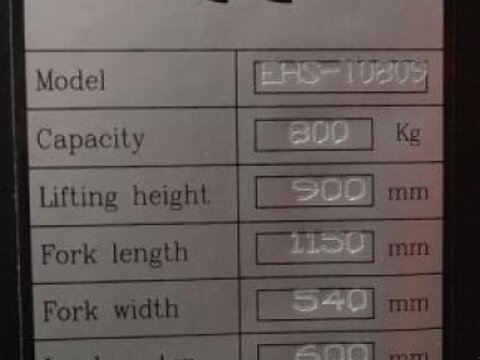 Sonstige EHS-10809 Palettenheber schwenkbar