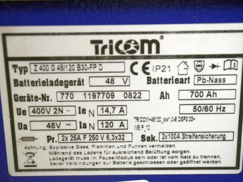Sonstige TriCOM Futur Z 48V / 120A