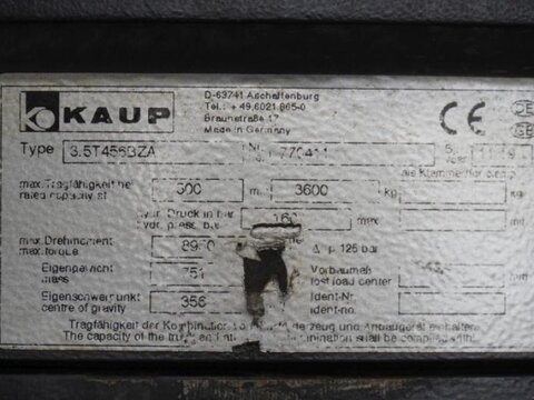 Kaup KAUP 3,5T456BZA, Breite 1150 mm 3