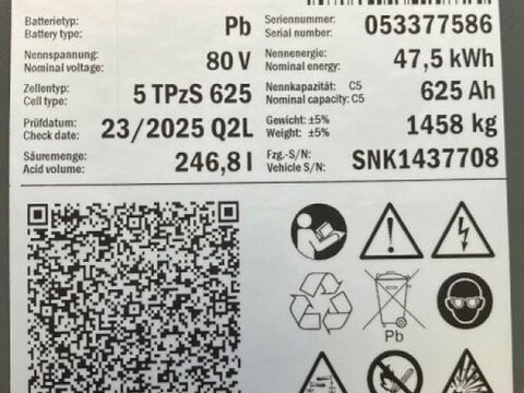 Sonstige 80 Volt 5 PzS 625 Ah