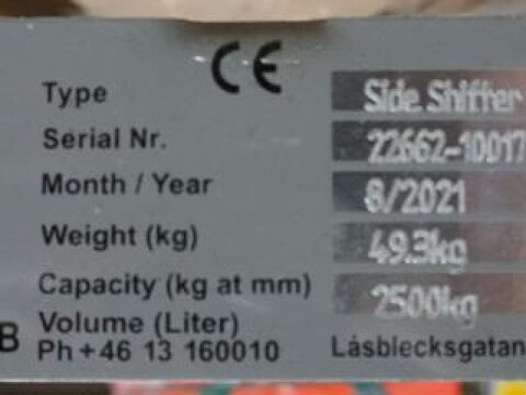 Sideshifter SE 0890mm/2500kg/FEM 2 2