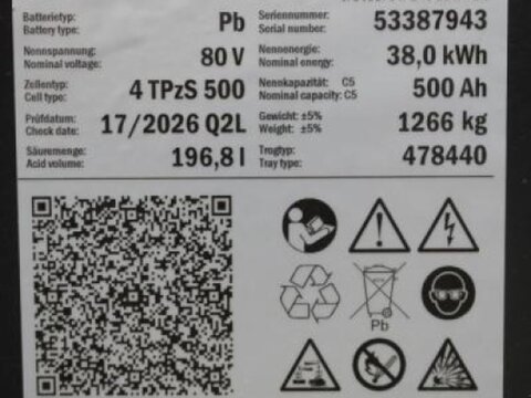 Sonstige 80 Volt 4 PzS 500 Ah