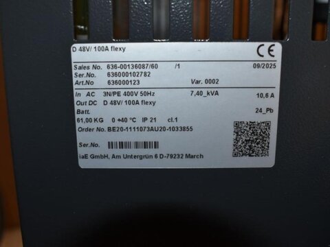 Flexy Plus D 48V/100A 2