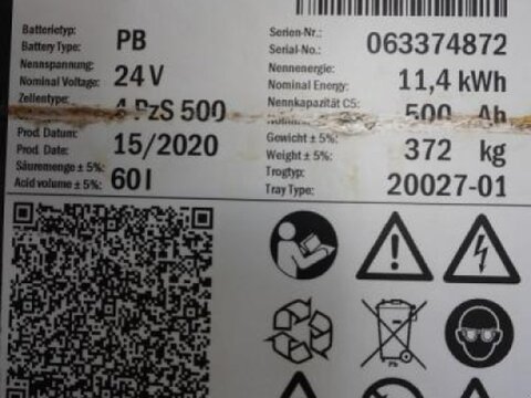 Sonstige 24 Volt 4 PzS 500 Ah