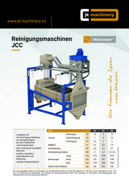 JK Machinery Siebreiniger VibroCompact JCC 03