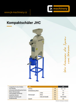 JK Machinery Prallschäler JHC 03
