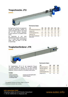 JK Machinery Spezial-Becherelevator JTE.L 2014