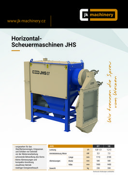 JK Machinery Scheuermaschine JHS