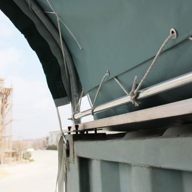 Toolport Container Überdachung 8x6m Lagerzelt Unterstand 