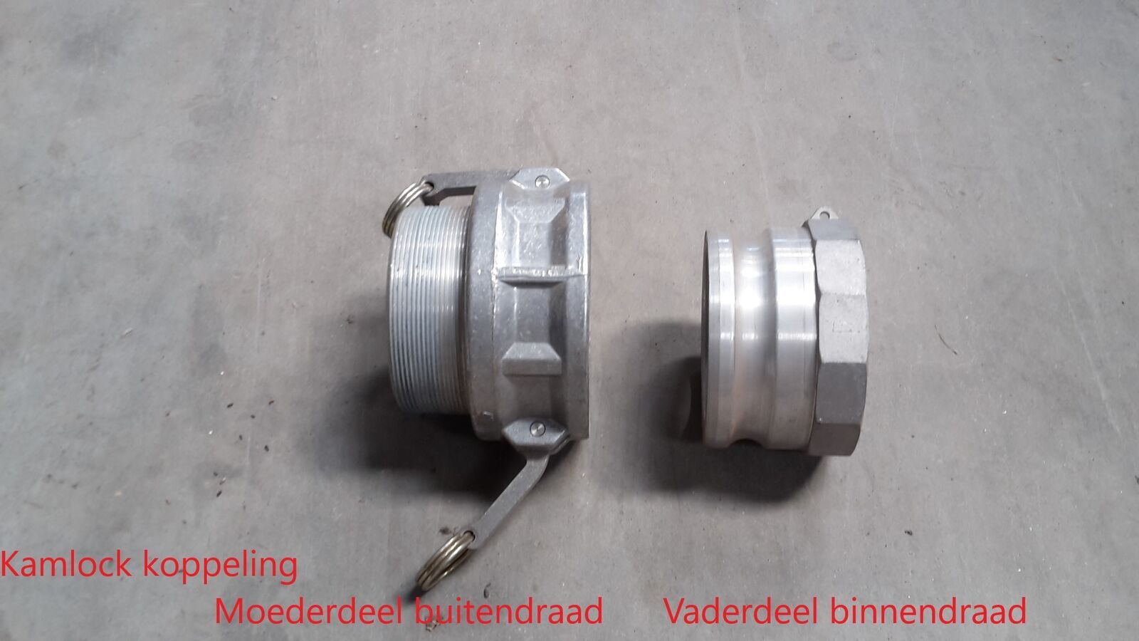 Diverse typen slangkoppelingen 1