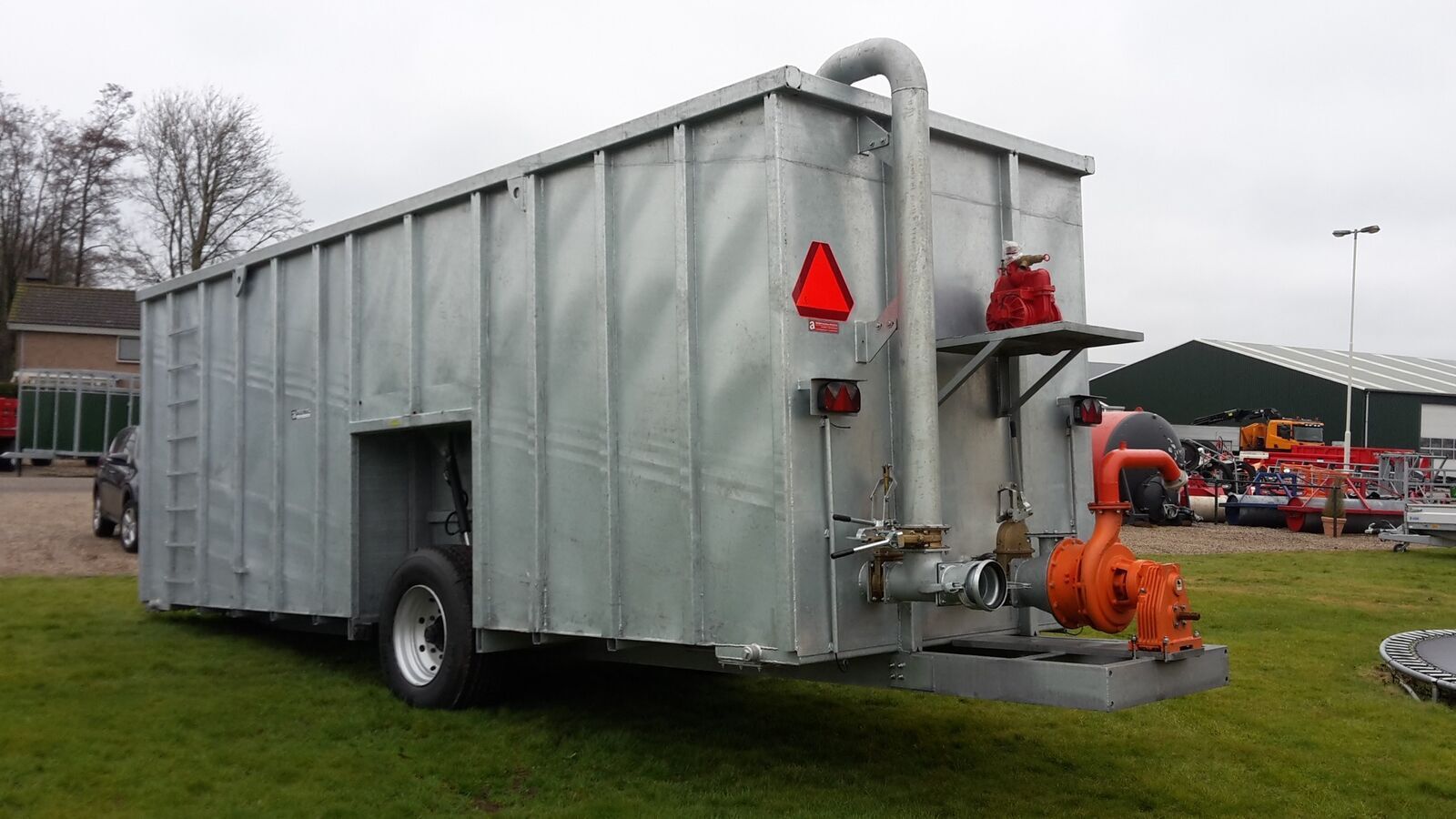 Agomac gegalvaniseerde mest-pompcontainer 2