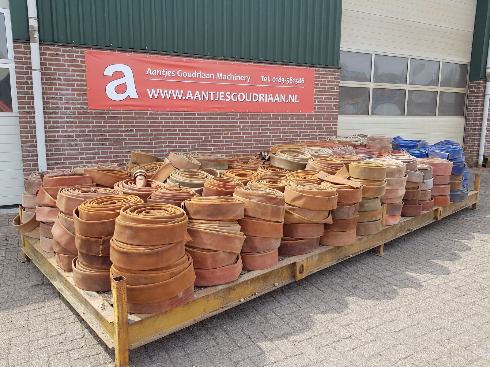 Gebruikte beregeningsslang en sproeiers 2