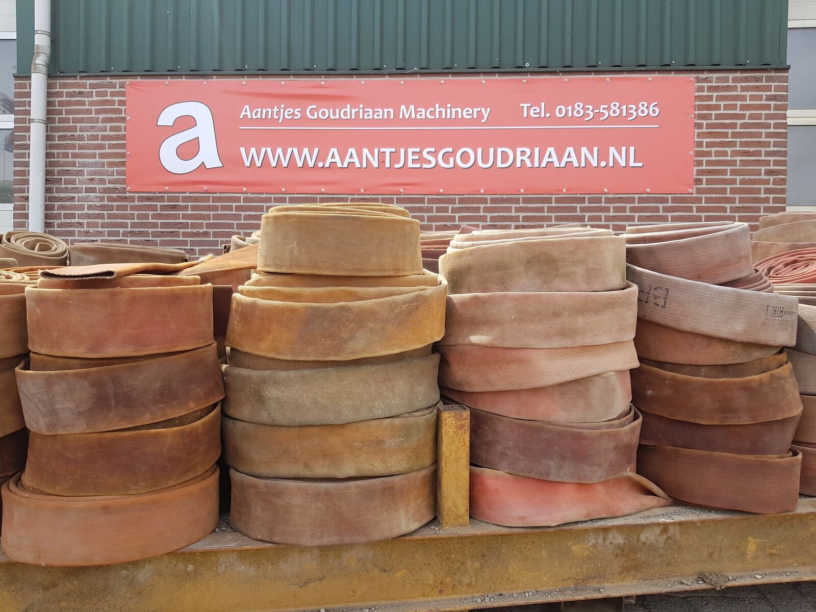 Gebruikte beregeningsslang en sproeiers 3