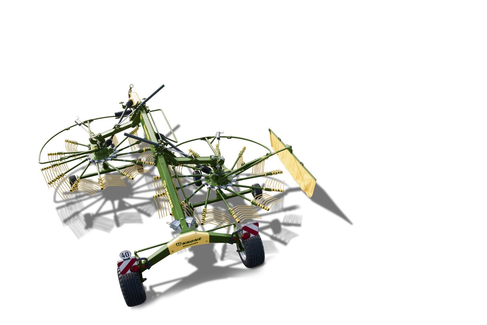 vier harkelementen en Zijaflegharken 1