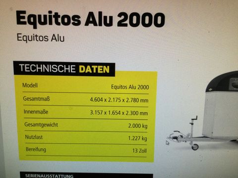 Humbaur Equitos Alu 2000
