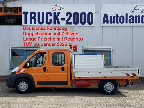 Sonstige Fiat Ducato 130 DOKA Lang 7 Sitze Roadbox TÜV 1/