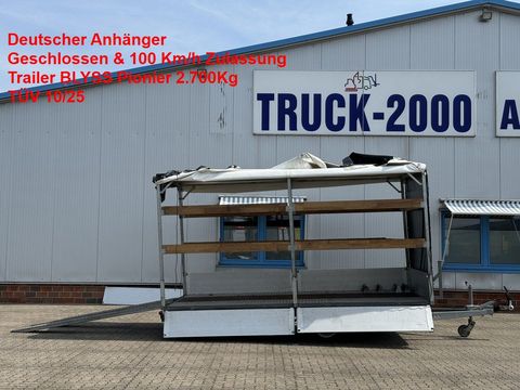 Sonstige Blyss Pionier Trailer 2.700Kg GESCHLOSSEN 100 Km