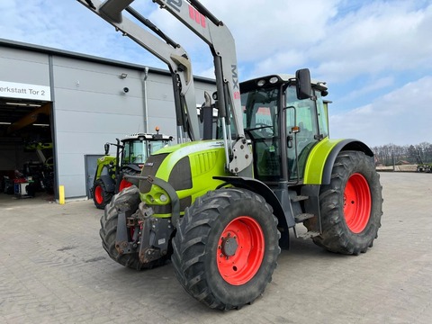 CLAAS ARES 657 ATZ, FHK + FZW mit MX T12 Frontlader