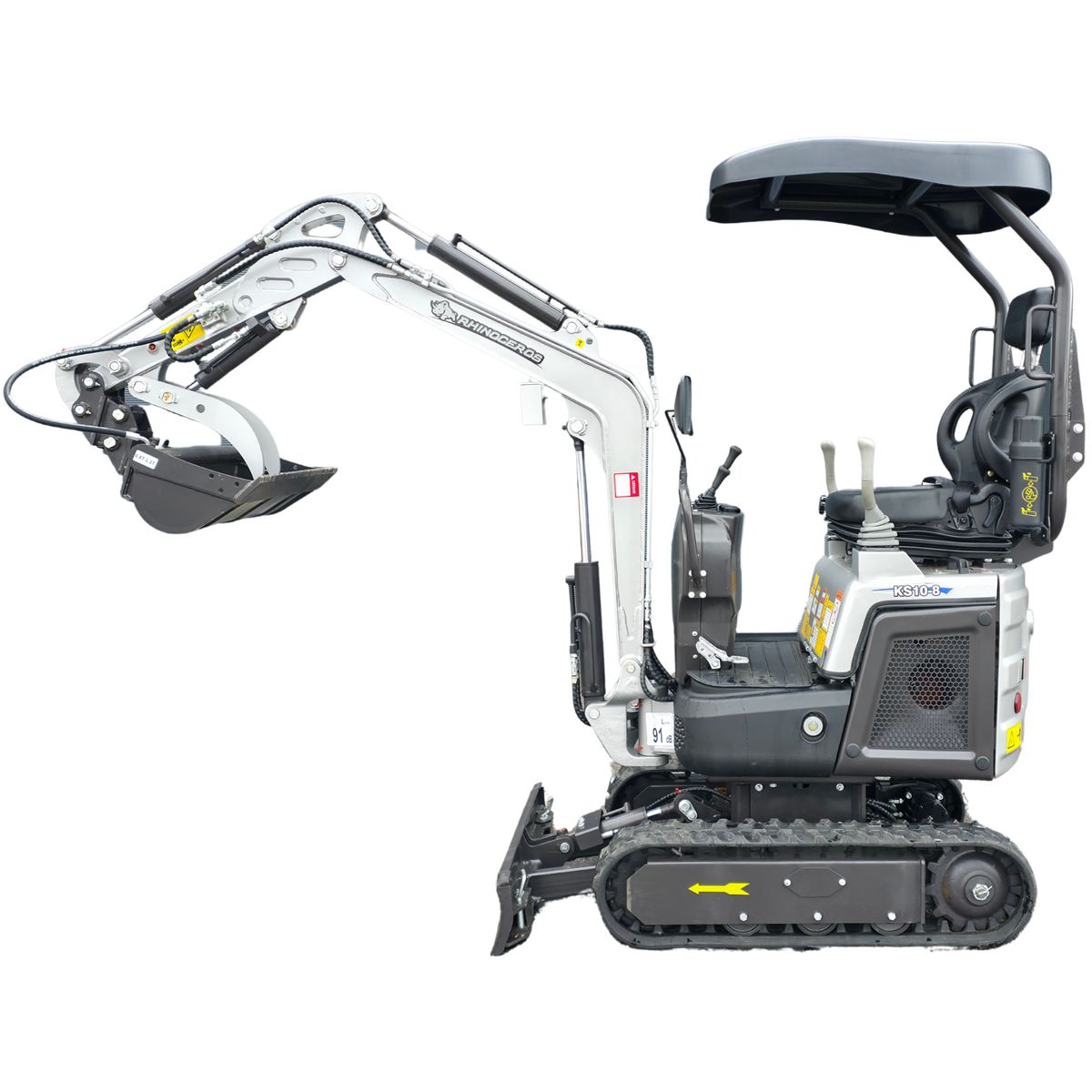 Rhinoceros Minibagger KS10-8 Rhinoceros inkl. Schaufelpaket 3