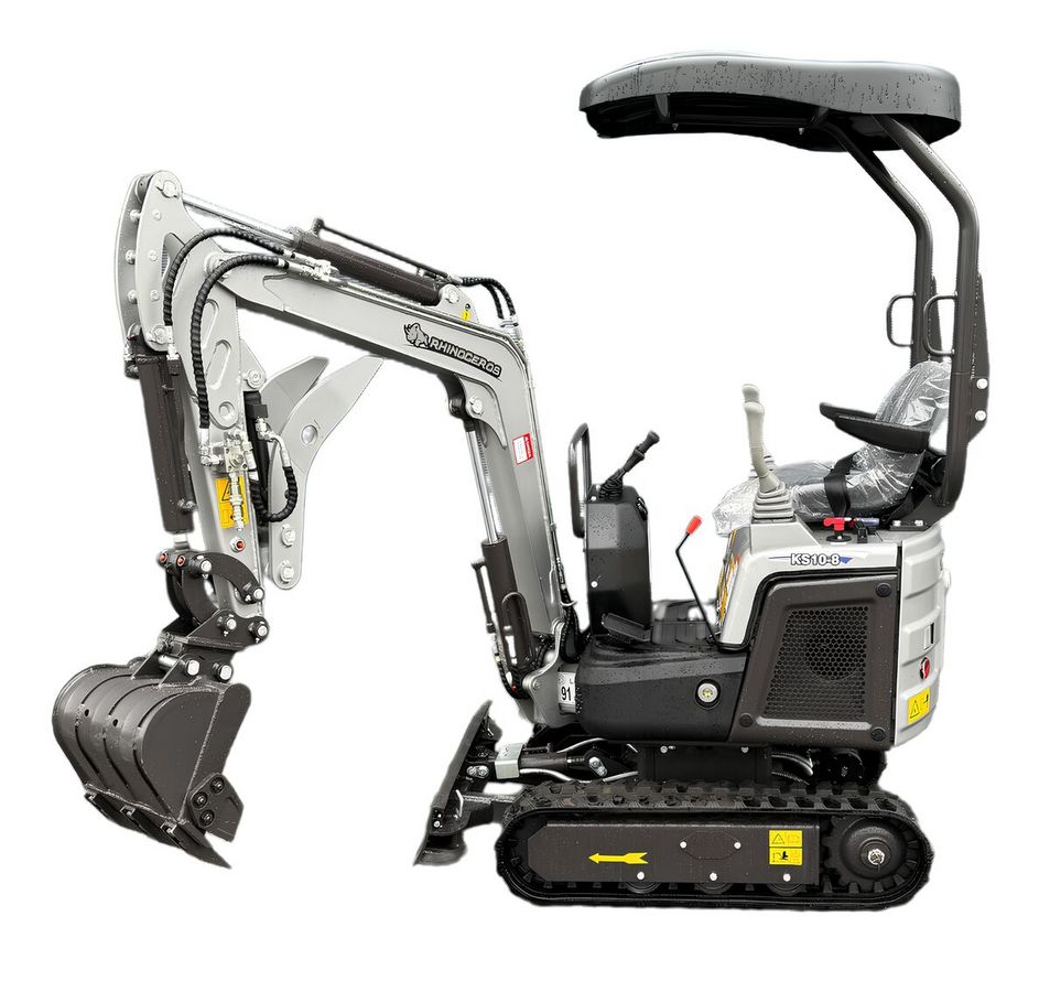 Rhinoceros Minibagger KS10-8 Rhinoceros inkl. Schaufelpaket 3