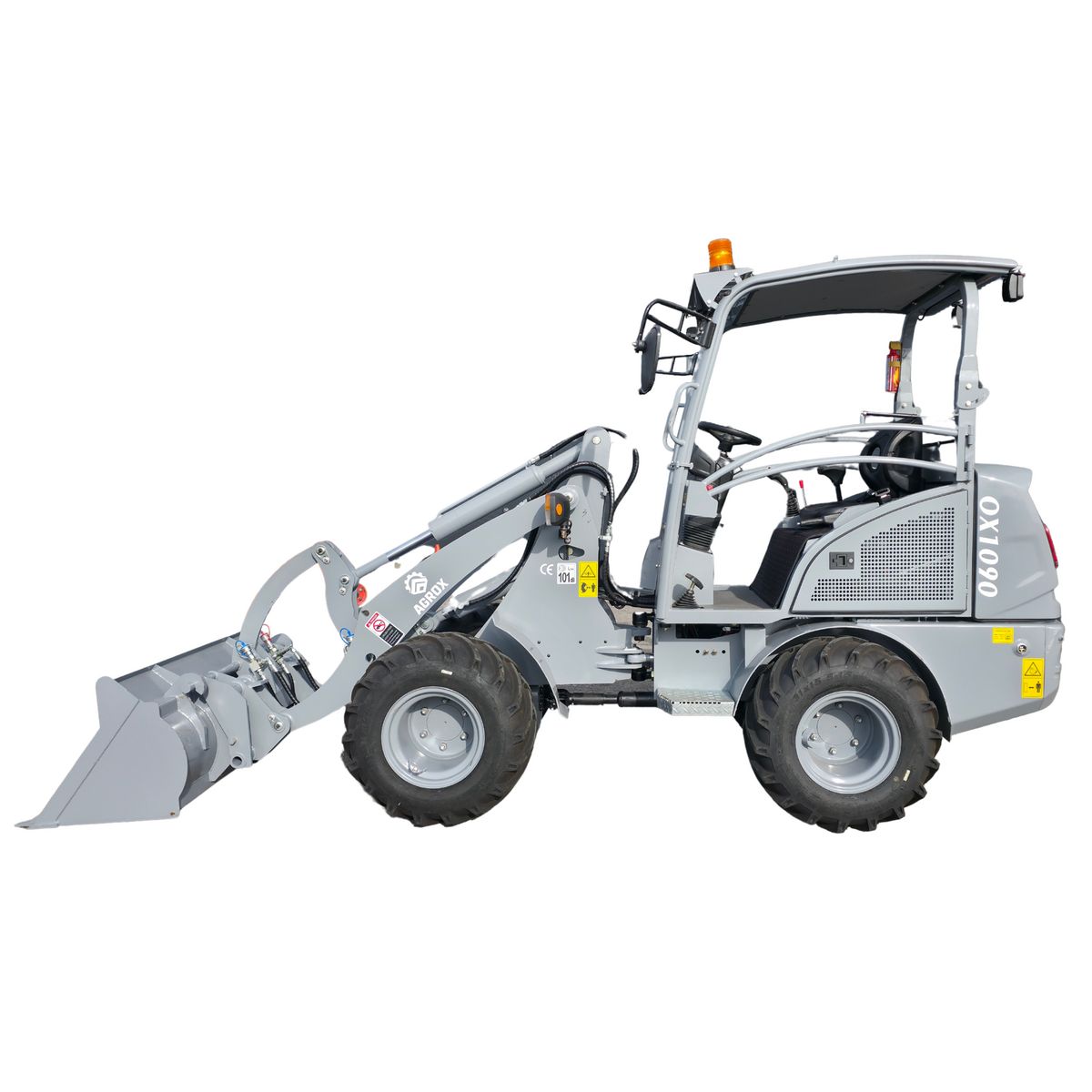 AGROX OX1090 Hoflader – 18,2 kW Kubota-Motor, 12 2
